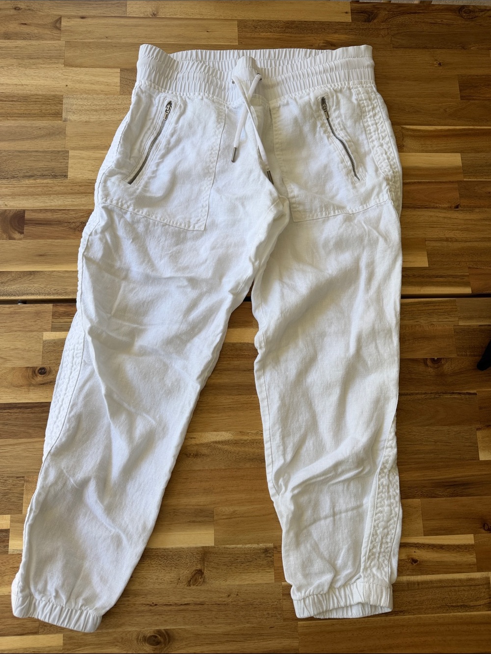 Athleta Cabo Linen Joggers